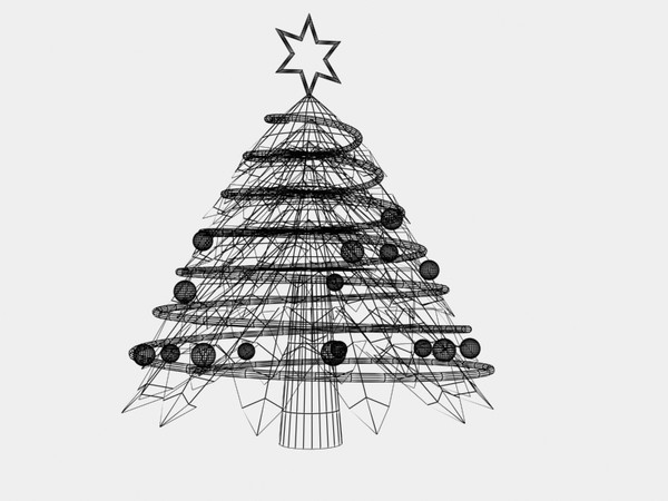 3d model christmas tree - Christmas tree by matper